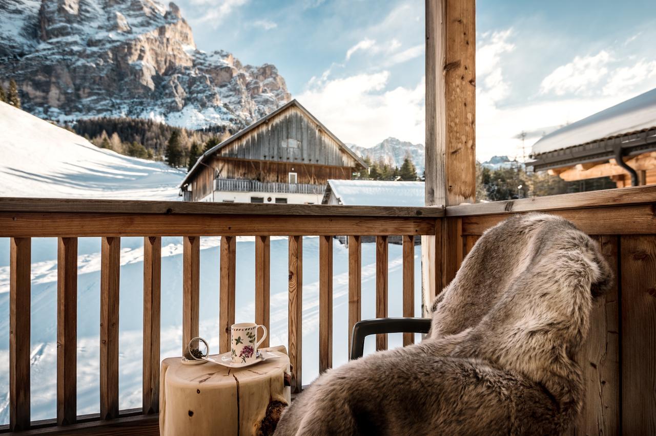 Hotel Ciasa Rü Blanch San Cassiano  Bagian luar foto